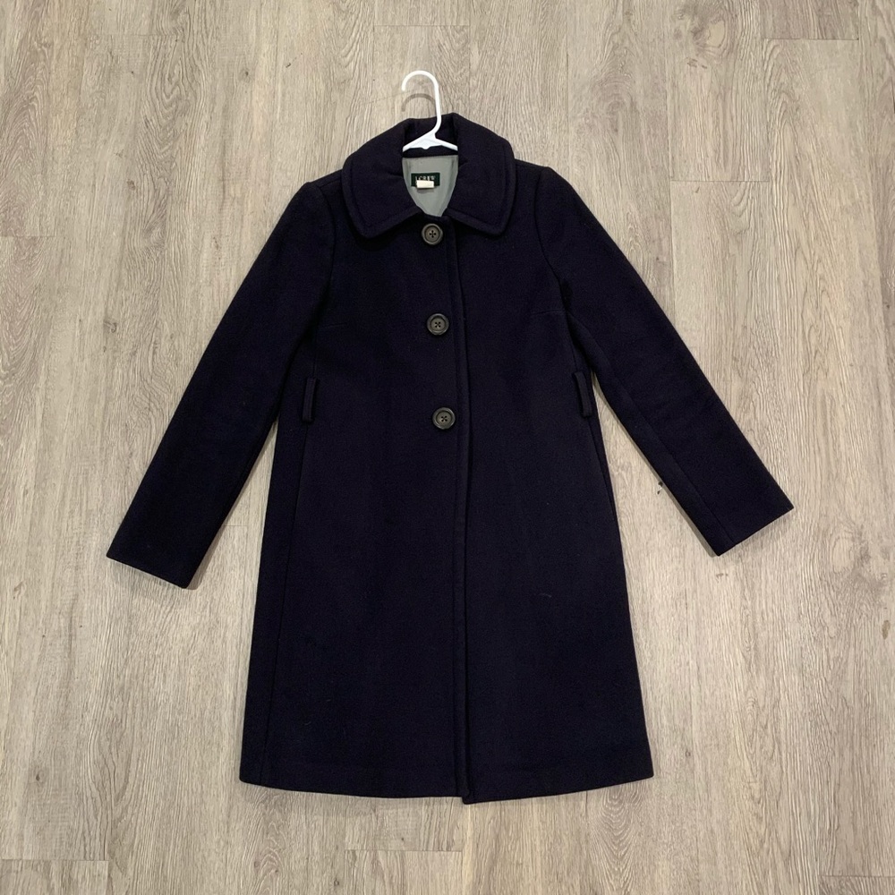 J. Crew Cashmere & Wool Overcoat